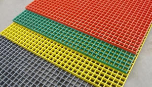 FPR gratings in gray, yellow, green and red.